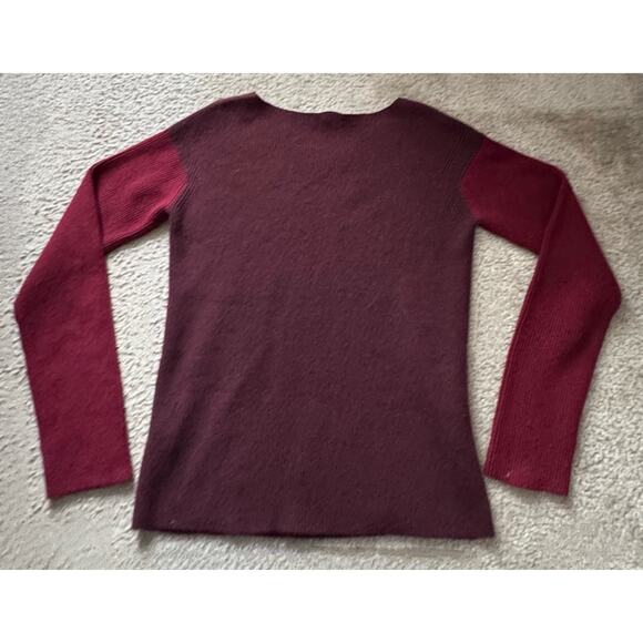 VINCE WOOL CASHMERE RIB COLORBLOCK WOMEN SWEATER Women’s SIZE XS - Picture 3 of 9